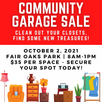 Fair Oaks Community Garage Sale (CANCELED)